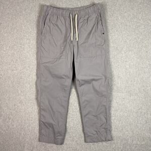 Vuori Pants Mens M (Fits 32x26.5) Grey Ripstop Pant